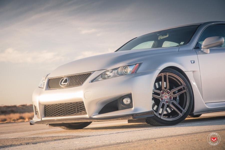 Lexus IS F on Vossen Wheels (HC-1) 2017 года  (фото 16 из 21)